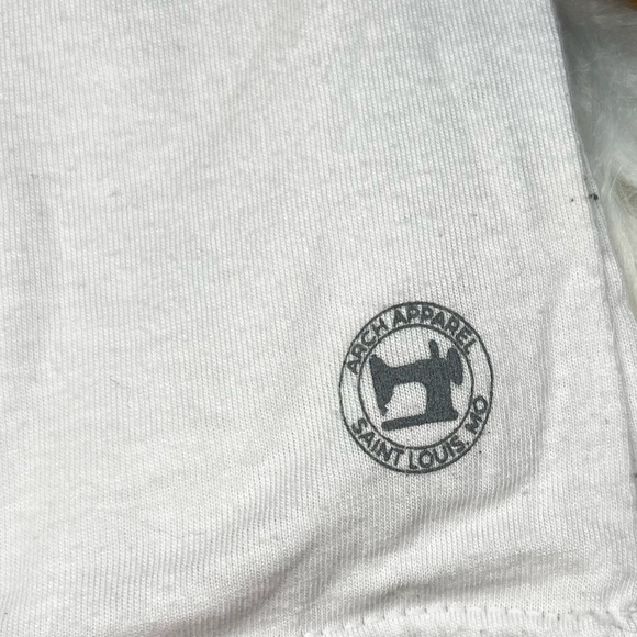 Arch Apparel St. Louis STL Heart Navy and White XL Unisex Raglan Cardinals - Picture 2 of 6